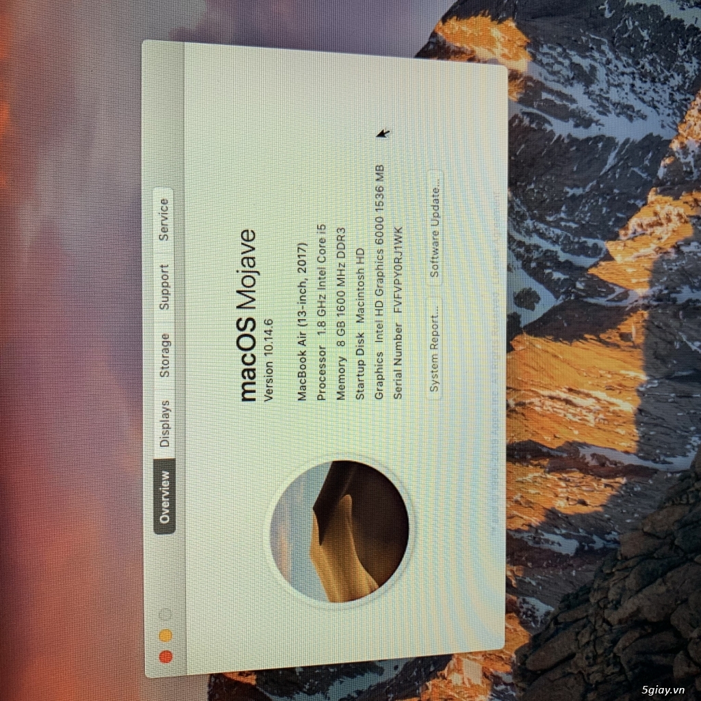 Macbook air 2017 97% - 4