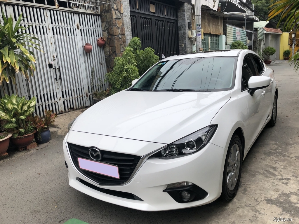 Bán Mazda 3 tự động 2018 màu trắng bản full rất ít đi. - 4