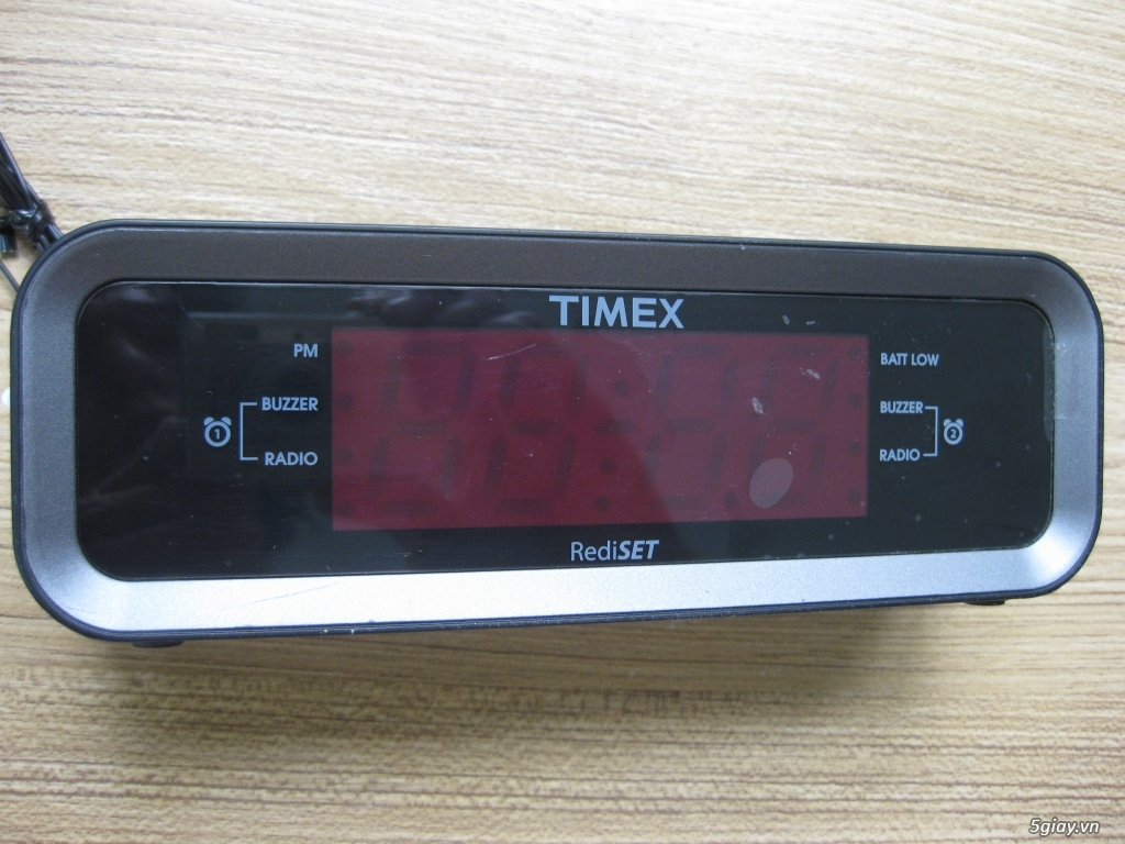 TIMEX [đồng hồ, radio AM/FM, báo thức, USB sạc] / End 22h59 06/08/2019. - 1
