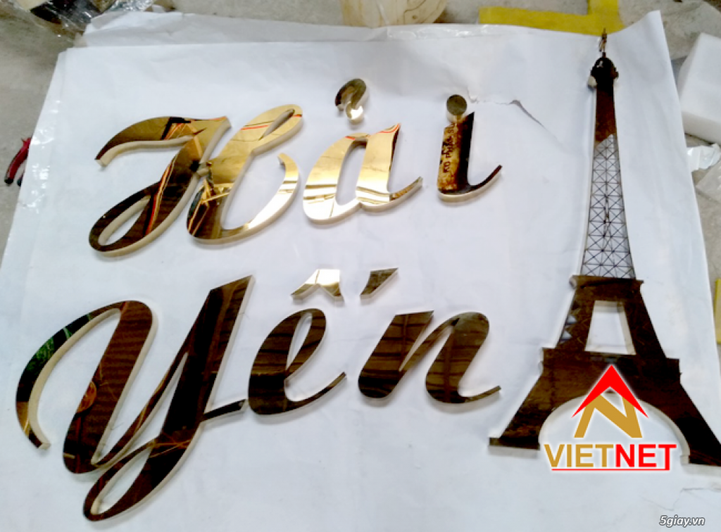 Qc VietNet Xưởng sản xuất chữ inox giá rẻ,chuyên nghiệp và uy tín nhất - 3