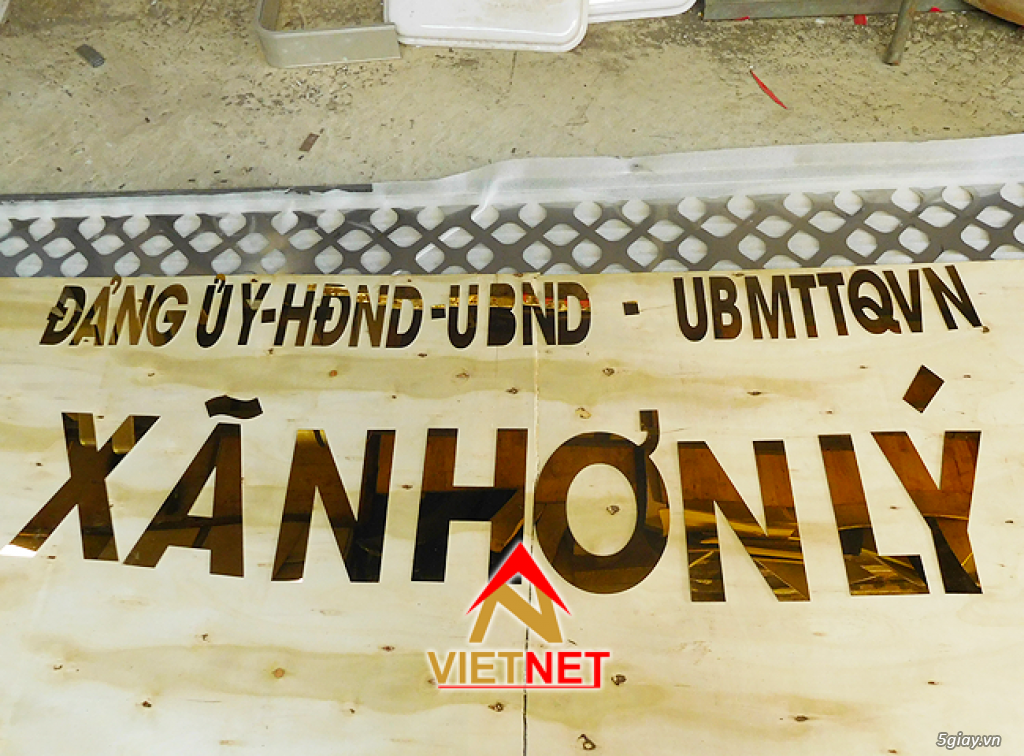 Qc VietNet Xưởng sản xuất chữ inox giá rẻ,chuyên nghiệp và uy tín nhất - 14