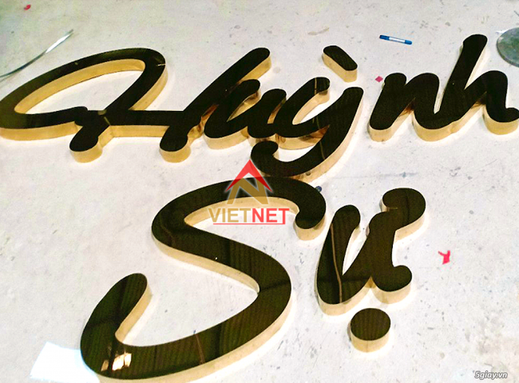 Qc VietNet Xưởng sản xuất chữ inox giá rẻ,chuyên nghiệp và uy tín nhất - 9