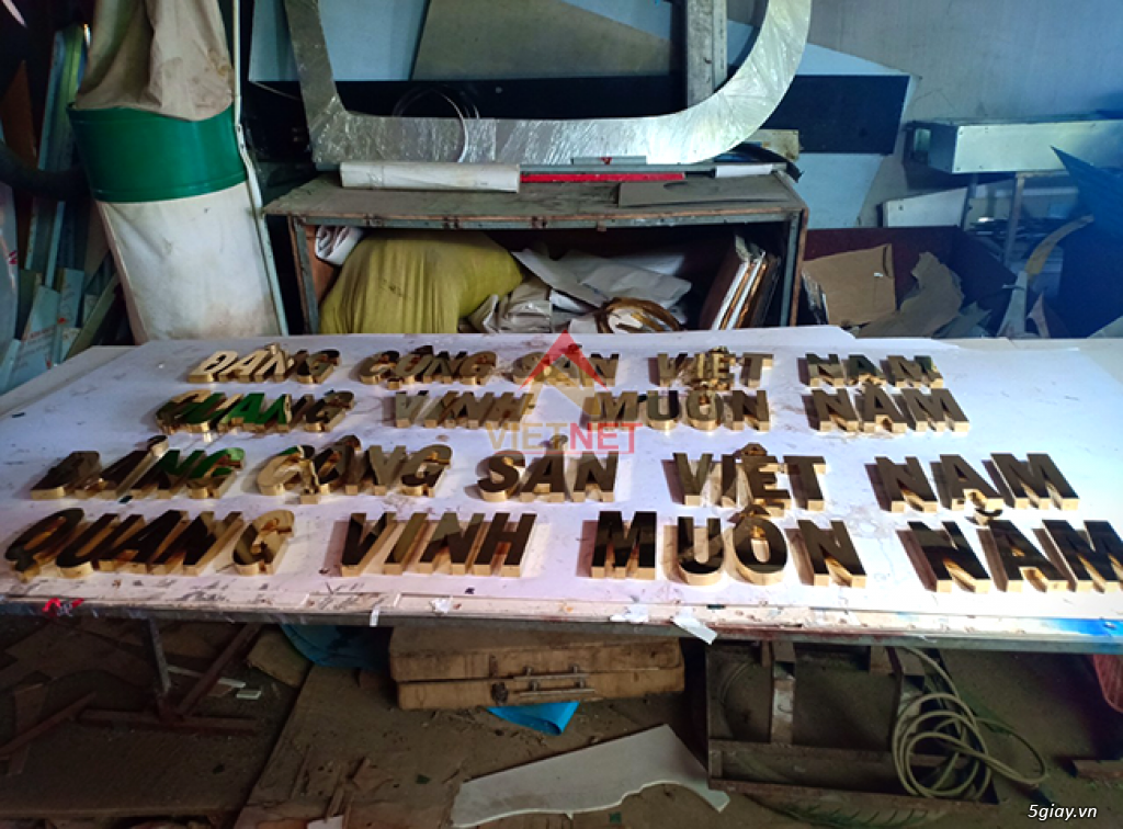 Qc VietNet Xưởng sản xuất chữ inox giá rẻ,chuyên nghiệp và uy tín nhất - 13