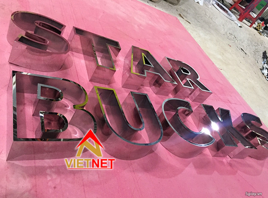 Qc VietNet Xưởng sản xuất chữ inox giá rẻ,chuyên nghiệp và uy tín nhất - 8