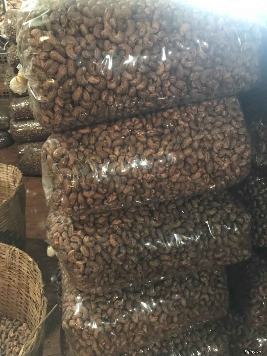 hạt điều rang muối vỏ lụa bình phước nhà làm - 2