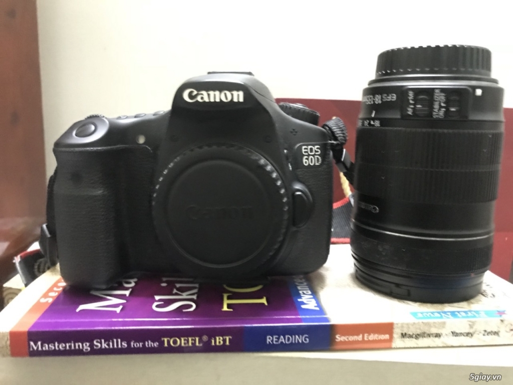 [TP.HCM] Cần nhượng lại Canon 60D chụp 5k shot full phụ kiện.