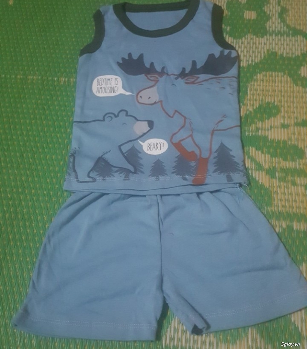 Combo 3  bộ cotton cao cấp cho trê từ 2_5 tuôi