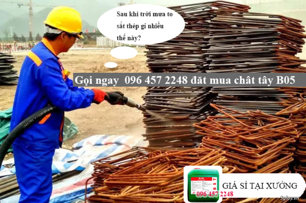 Chất tẩy gỉ thép siêu mạnh B05 - IBST - 5