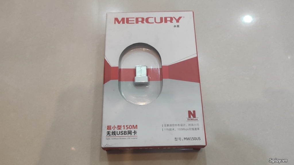 USB thu sóng wifi Mercury. End: 23h00 17/08/2019