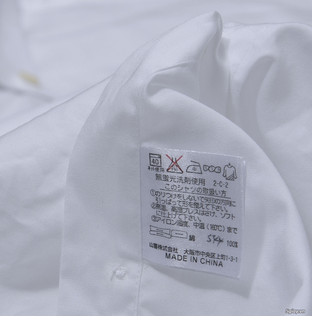 5 áo sơ mi trắng Japan chuẩn công sở mời anh em Bid khởi điểm 120k/ms ET 22h59' - 20/8/2019 - 8