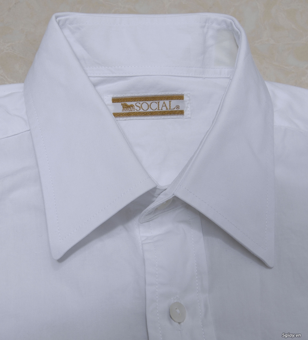 5 áo sơ mi trắng Japan chuẩn công sở mời anh em Bid khởi điểm 120k/ms ET 22h59' - 23/8/2019 - 9