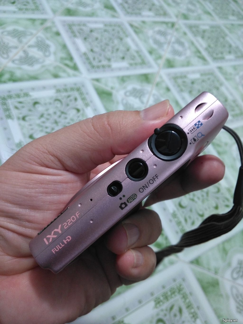 Canon Ixy 220f màu hồng,còn rất đẹp. - 2
