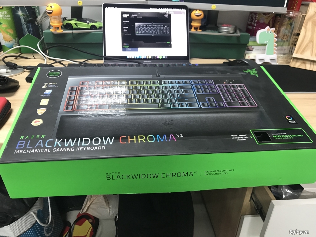 Razer Blackwidow Chroma V2 - Green switch - Fullbox - kê tay - 2