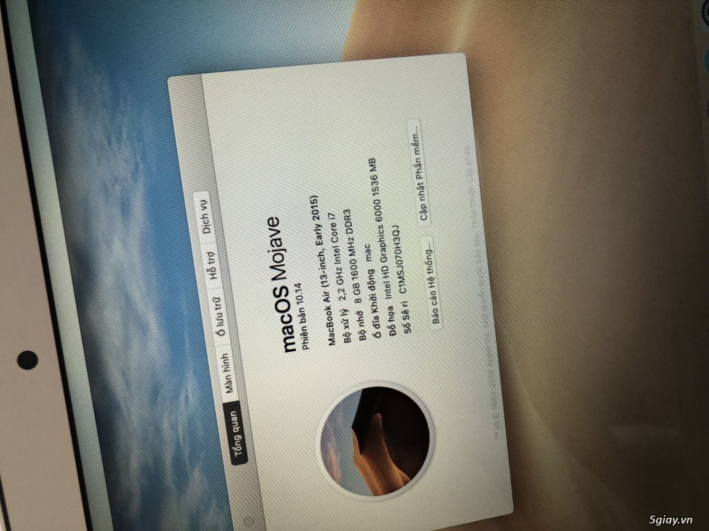 macbook air 13inch 2015 max option i7 - 2