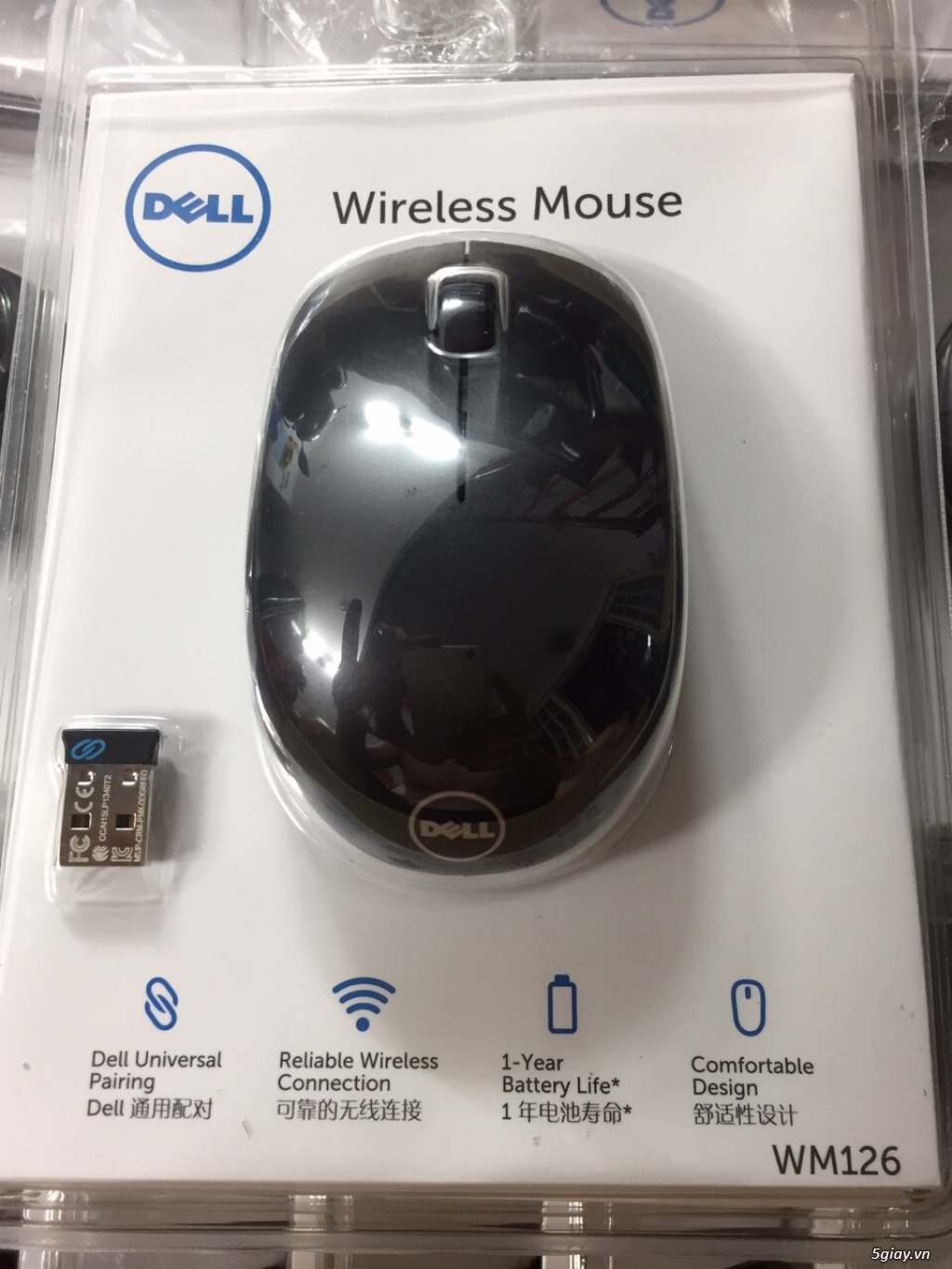 Chuột Wireless Dell WM126 chính hãng new 100% ET 23h00 -21/8/2019