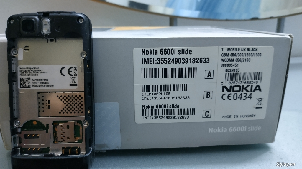 Sony Ericsson M600i Đen Mới BNIB & Nokia 6600i slide T-Mobile Đen Like - 16