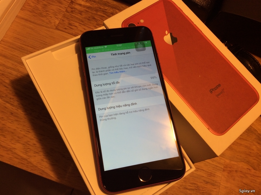 Iphone 8 Red VN mới 98% pin 99%. Zin 100% - 5