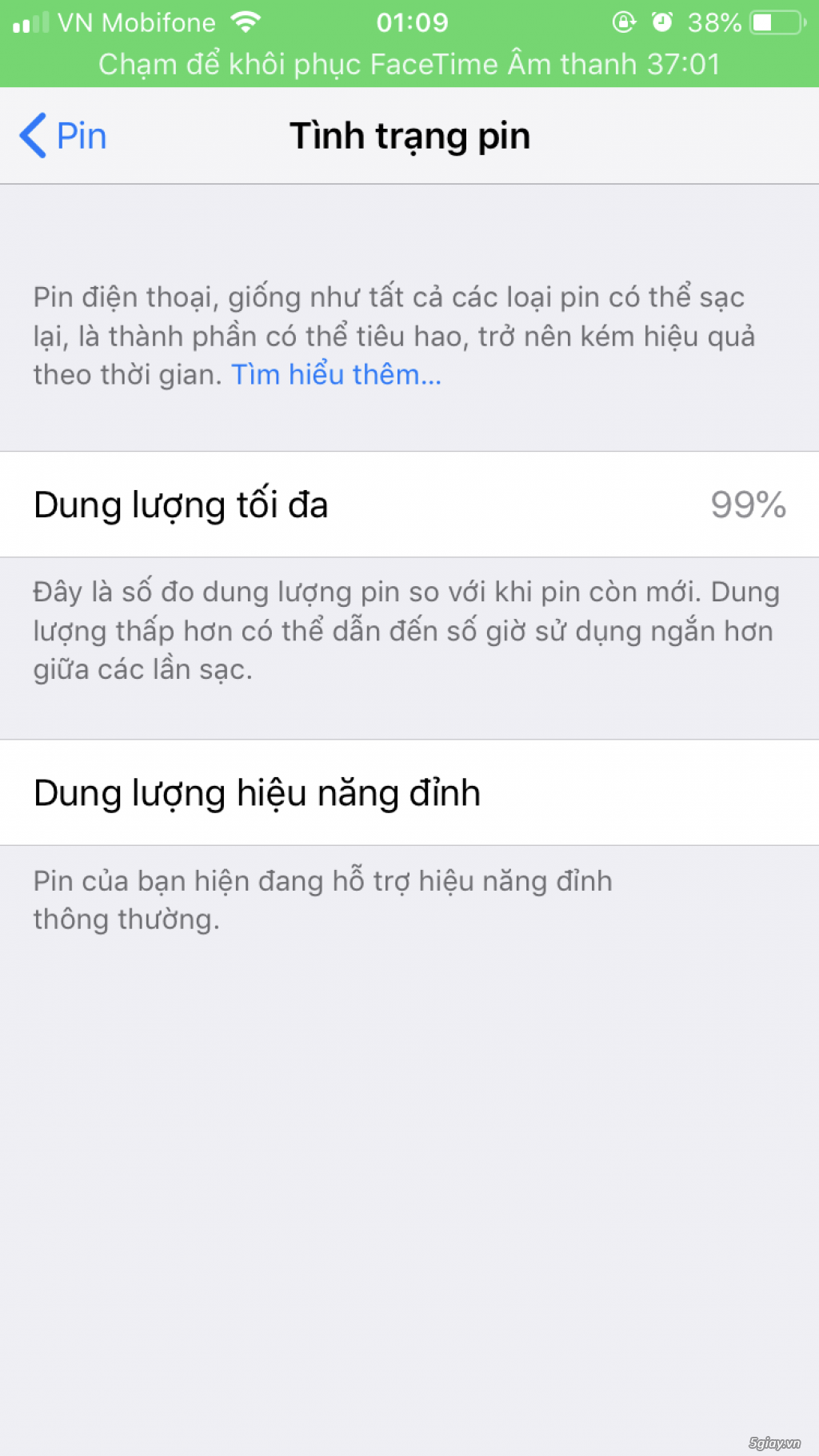 Iphone 8 Red VN mới 98% pin 99%. Zin 100% - 10