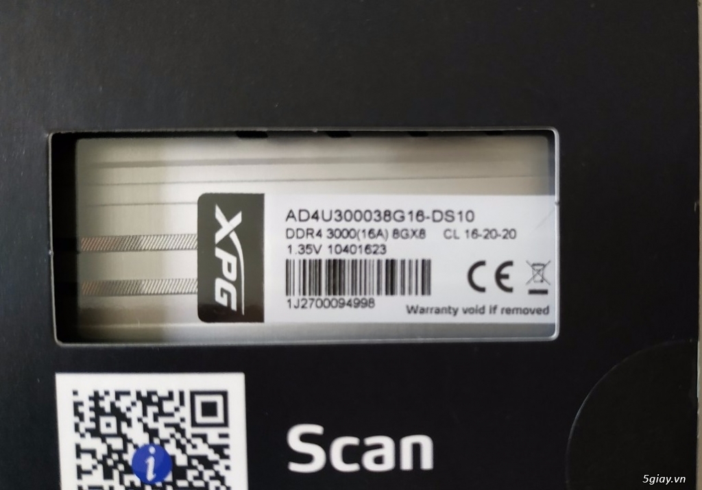 Bán Ram DDR4 bus3000 KIT 2*8GB - 5