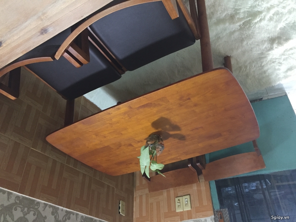 TL bàn gỗ cao su,ghế tựa gỗ xoan đào xk HQ đẹp rẻ - 2