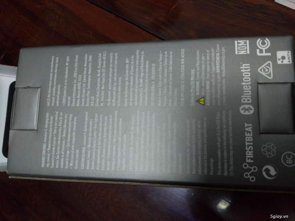 Vòng tay thông minh Garmin Vivosmart 4 Black, xách tay USA, giá 2T800 - 4