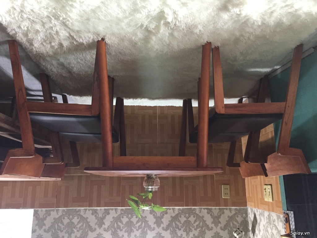 TL bàn gỗ cao su,ghế tựa gỗ xoan đào xk HQ đẹp rẻ - 3