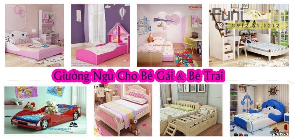 [TOP] 12 Kiểu Giường Ngủ Cho Bé Trai & Bé Gái Đẹp Giá Rẻ Tại Sài Gòn