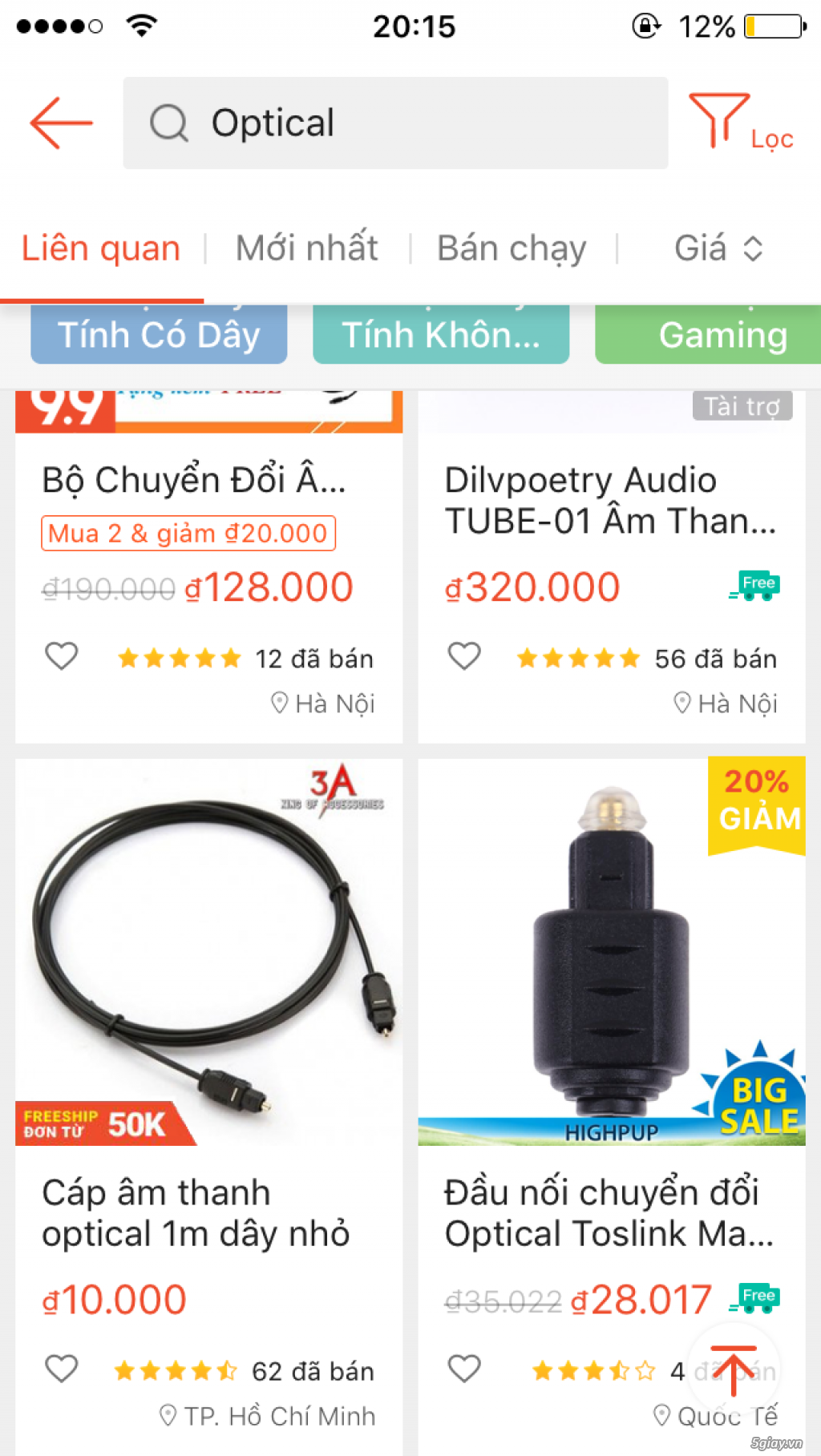 Bộ chuyển đổi Optical ra Audio - 7