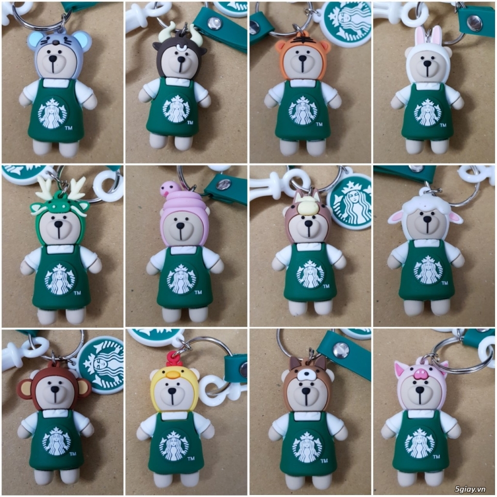 Móc Khoá Gấu Starbucks