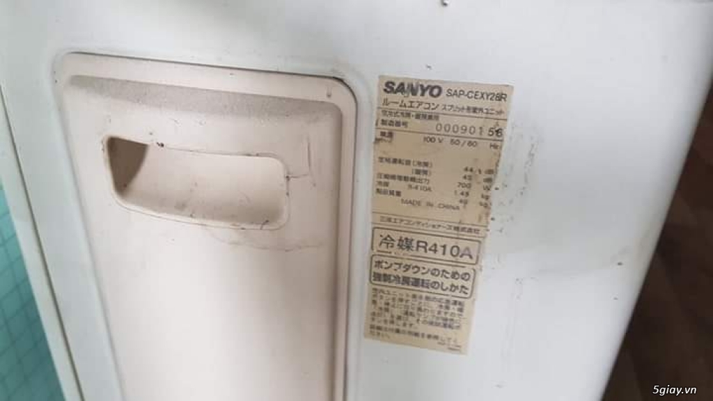 Máy lạnh SANYO Nhật 1.5hp gas R410 - 1