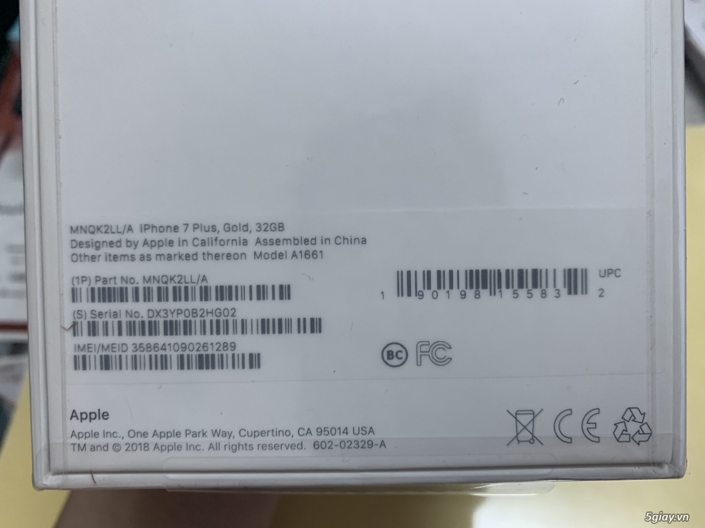 Đẩy nhanh Iphone 7plus nguyên seal - 2