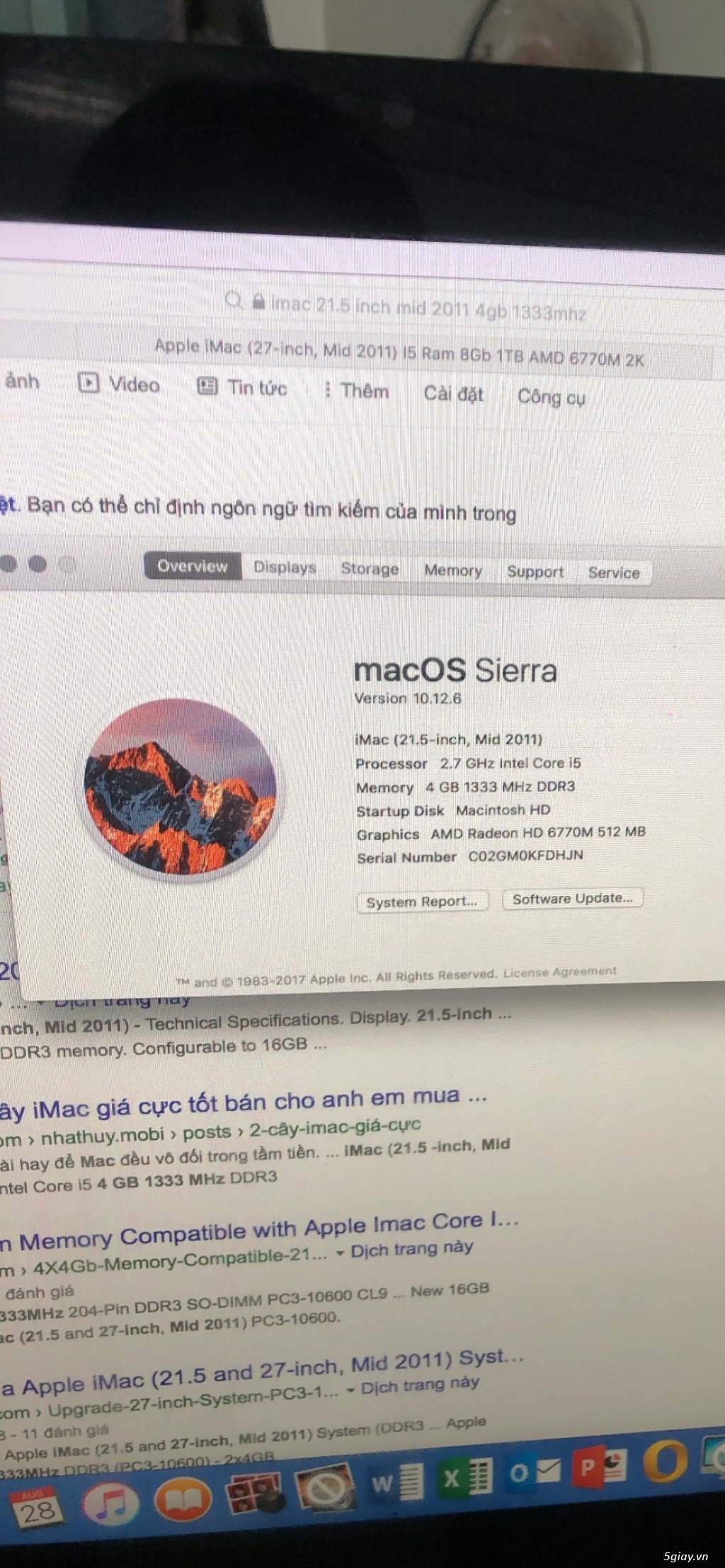 iMac 2011 - 2