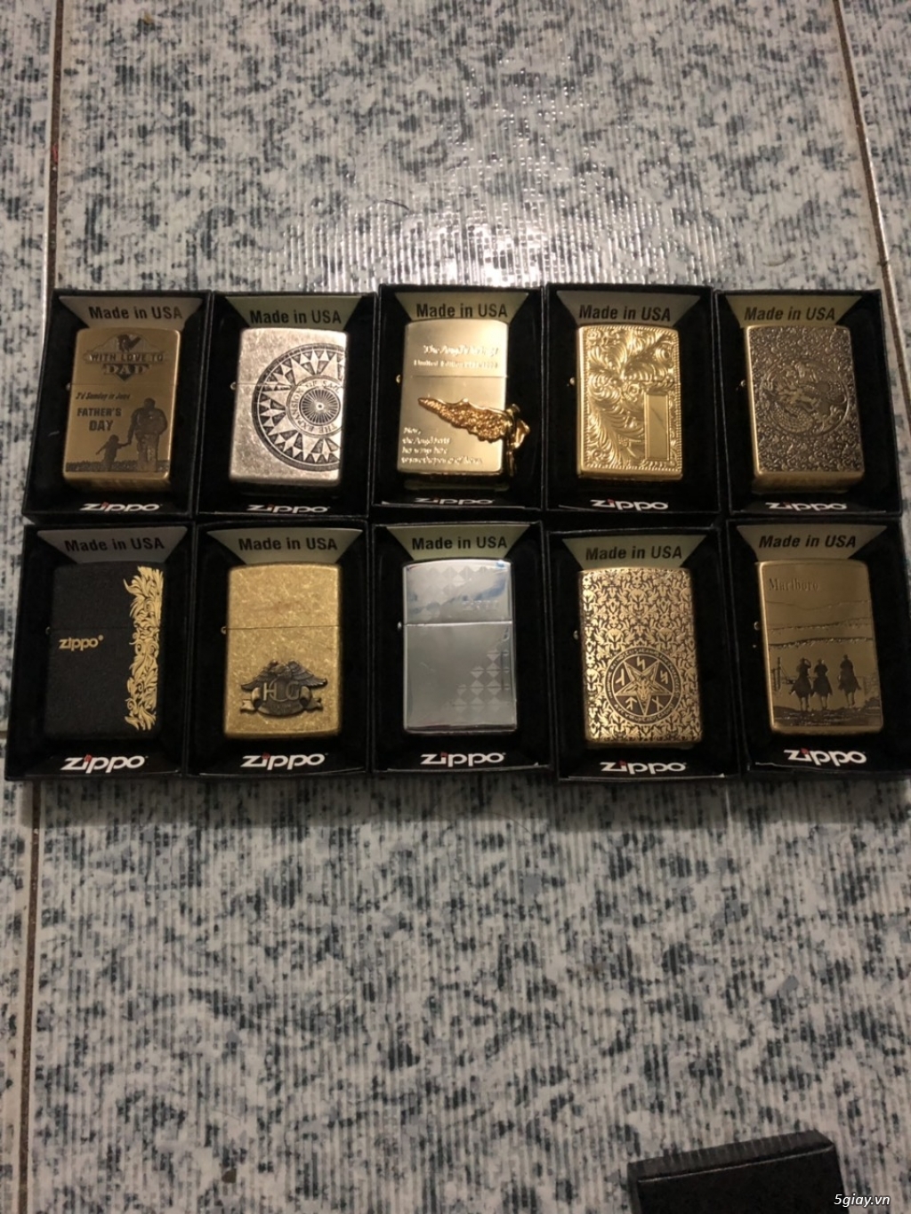Quẹt zippo marlboro end 22h59 ngày 1/9/2019