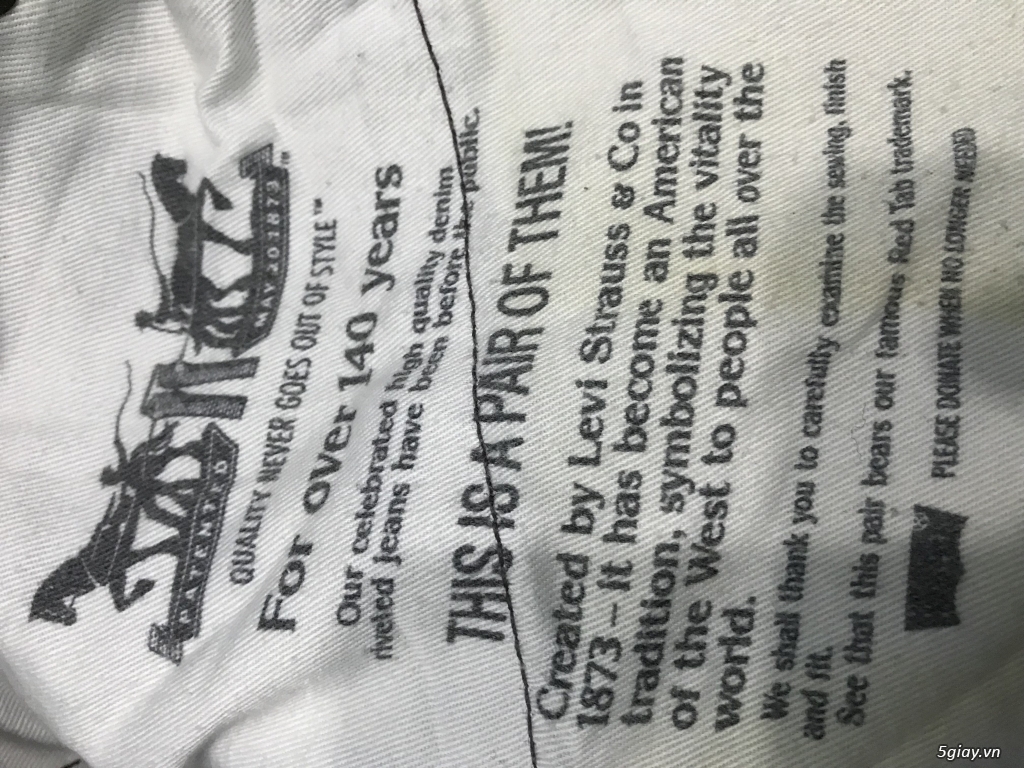 Cần thanh lý jeans levis 2hand - 3