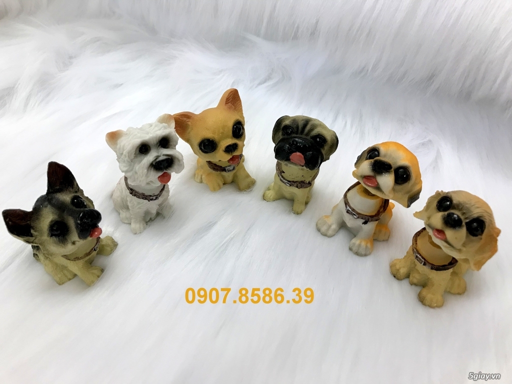 Bộ 6 tượng chó siêu dễ thương - 1