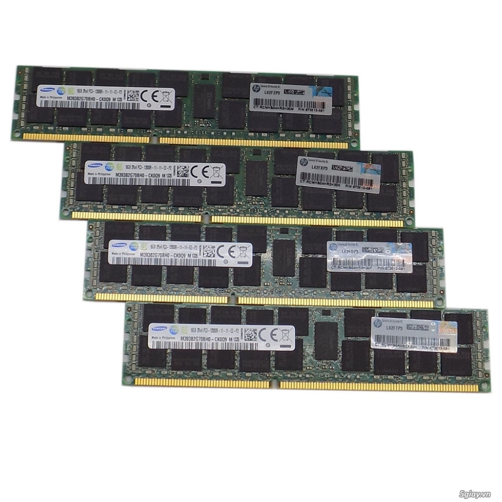 Thanh lý RAM ECC Samsung PC3/PC3L các loại...