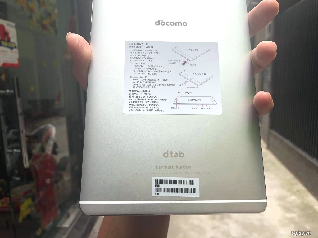 Máy tính bảng Huawei Dtab D01J - Bản lắp sim WF + 4G nghe gọi như DT - 3