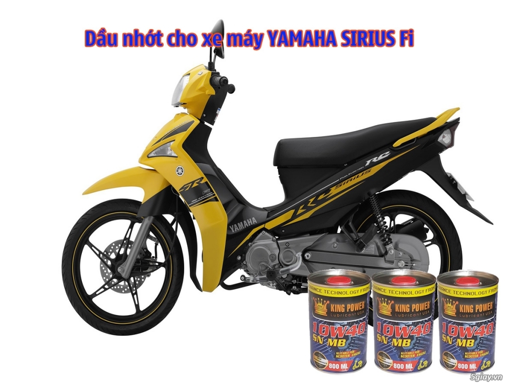 Dầu nhớt cho xe máy YAMAHA SIRIUS Fi cao cấp hàng nhập từ Dubai(UAE ...