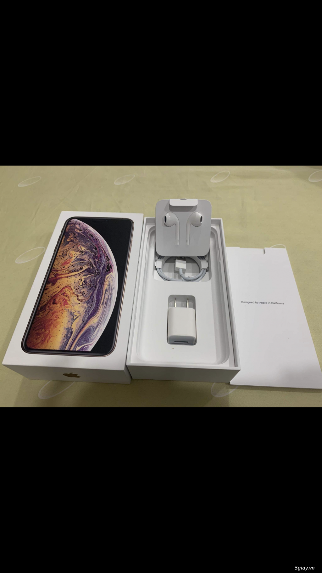 Iphone XS max bản 512mb màu vàng còn bảo hành dài cần bán - 1
