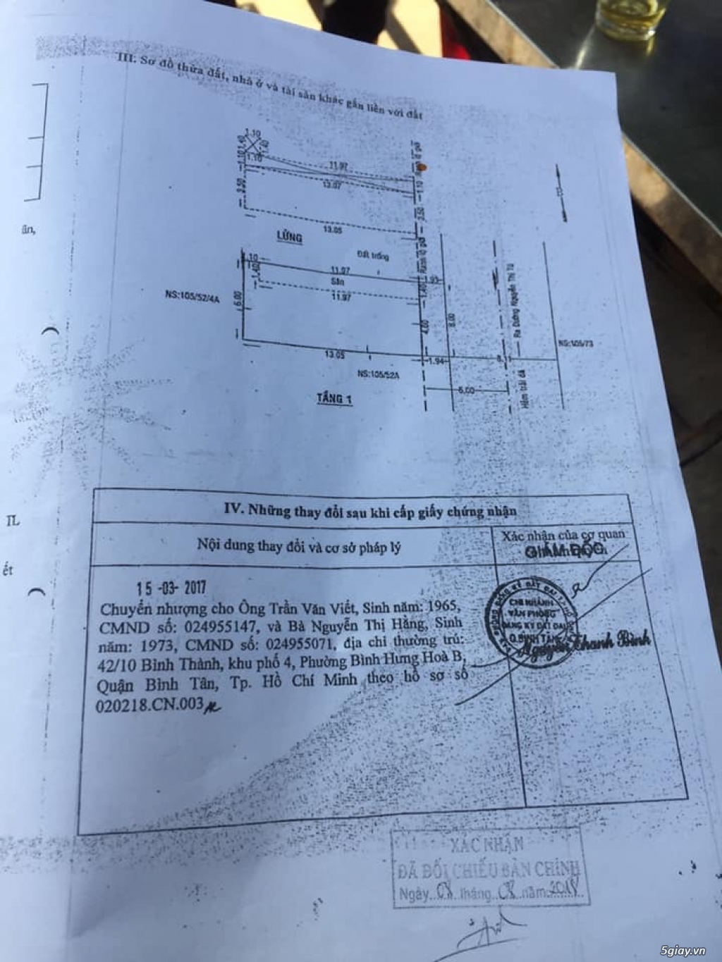 Bán nhà có phòng trọ hẻm 10m