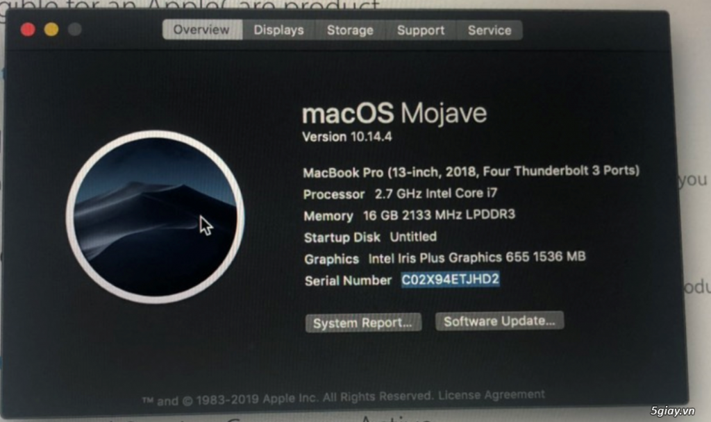Macbook Pro 2018 13 Space Gray (Touchbar) i7 16gb - 2