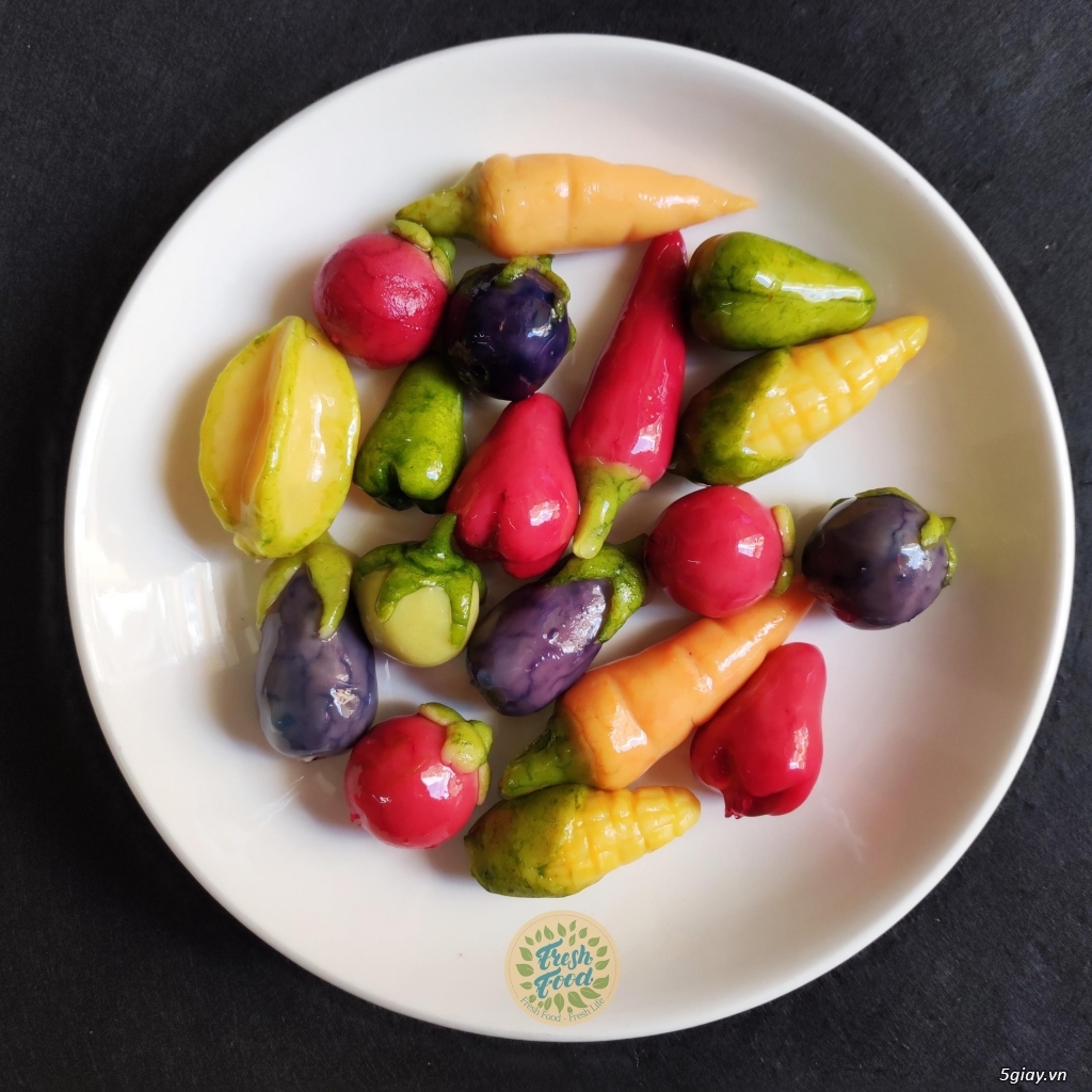 Bánh trái cây đậu xanh - 100% màu rau củ tự nhiên - 2