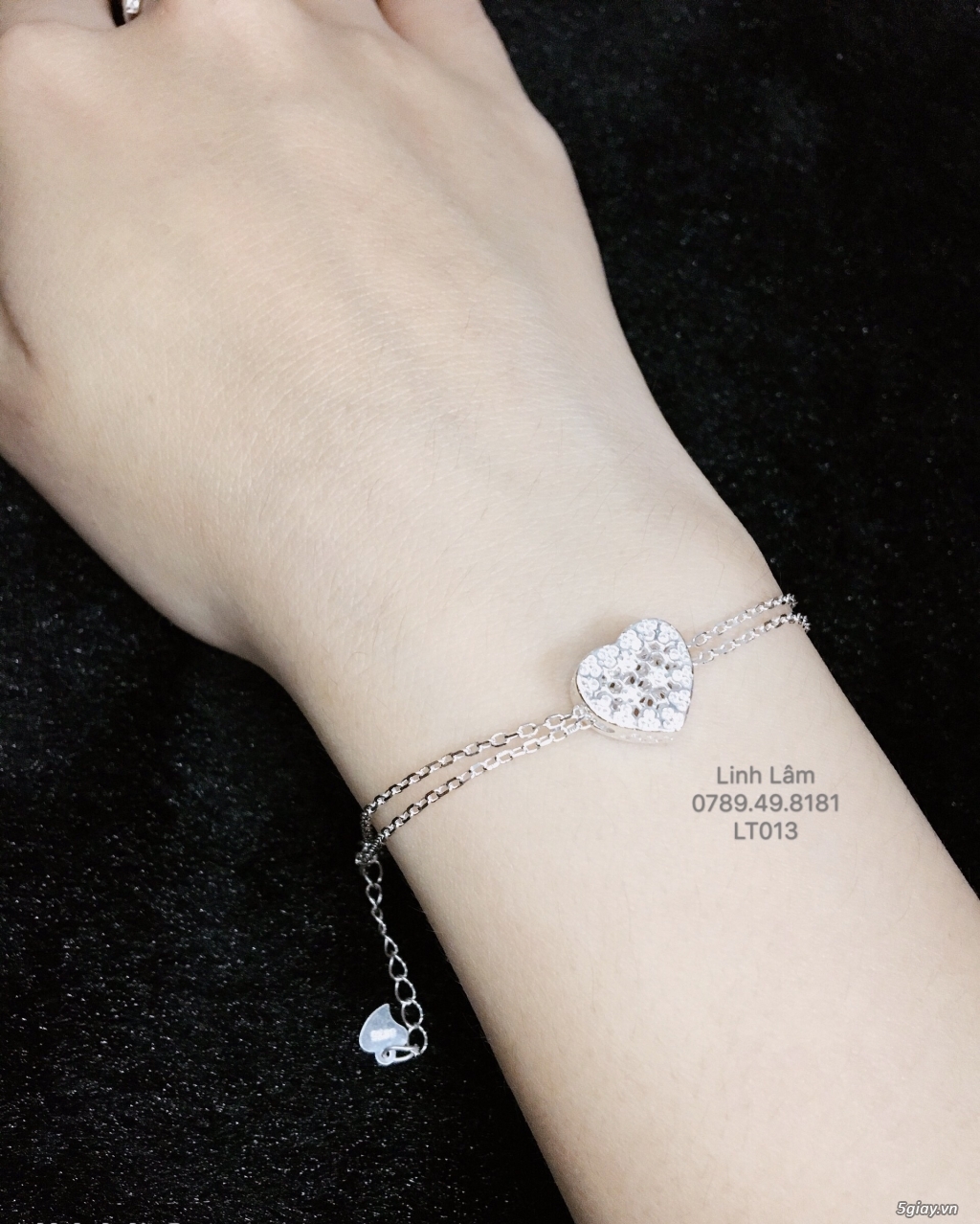 Các mẫu lắc tay bạc ý, 925, 950 cao cấp - 21