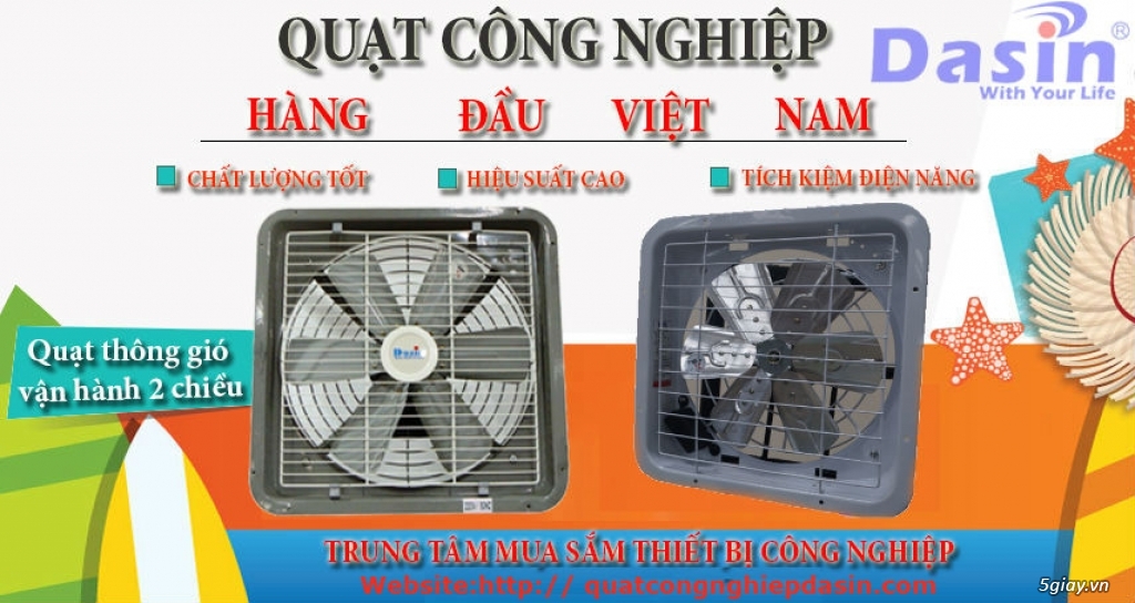 Quạt thông gió công nghiệp Dasin ở Bắc Ninh - 3