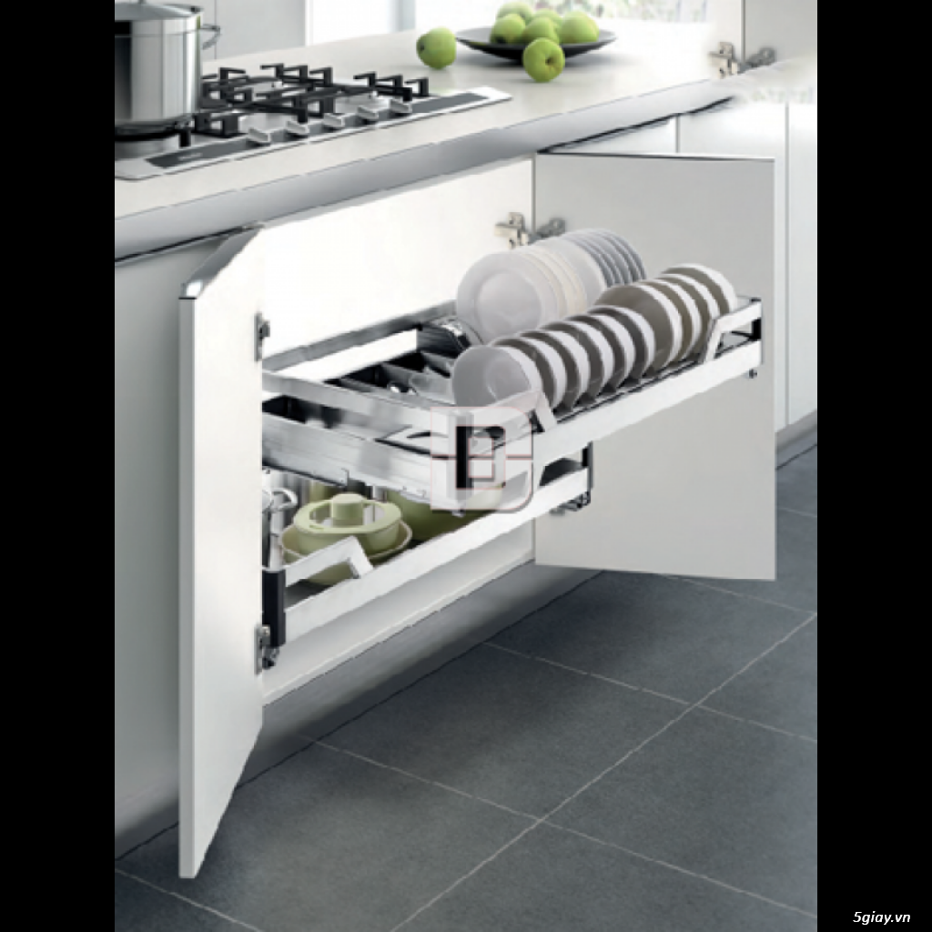 Mua quyền ưu tiên cho tin Kệ chén 2 tầng âm tủ inox Higold 401011, 401 - 3