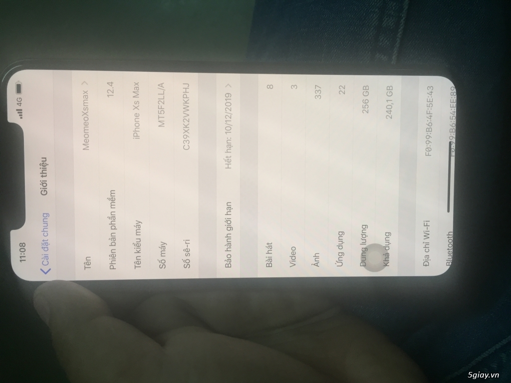 iphone xs max 256gb màu gold - 1