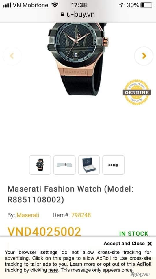 Đồng hồ nam Maserati Limited 703/888 chính hãng - 19