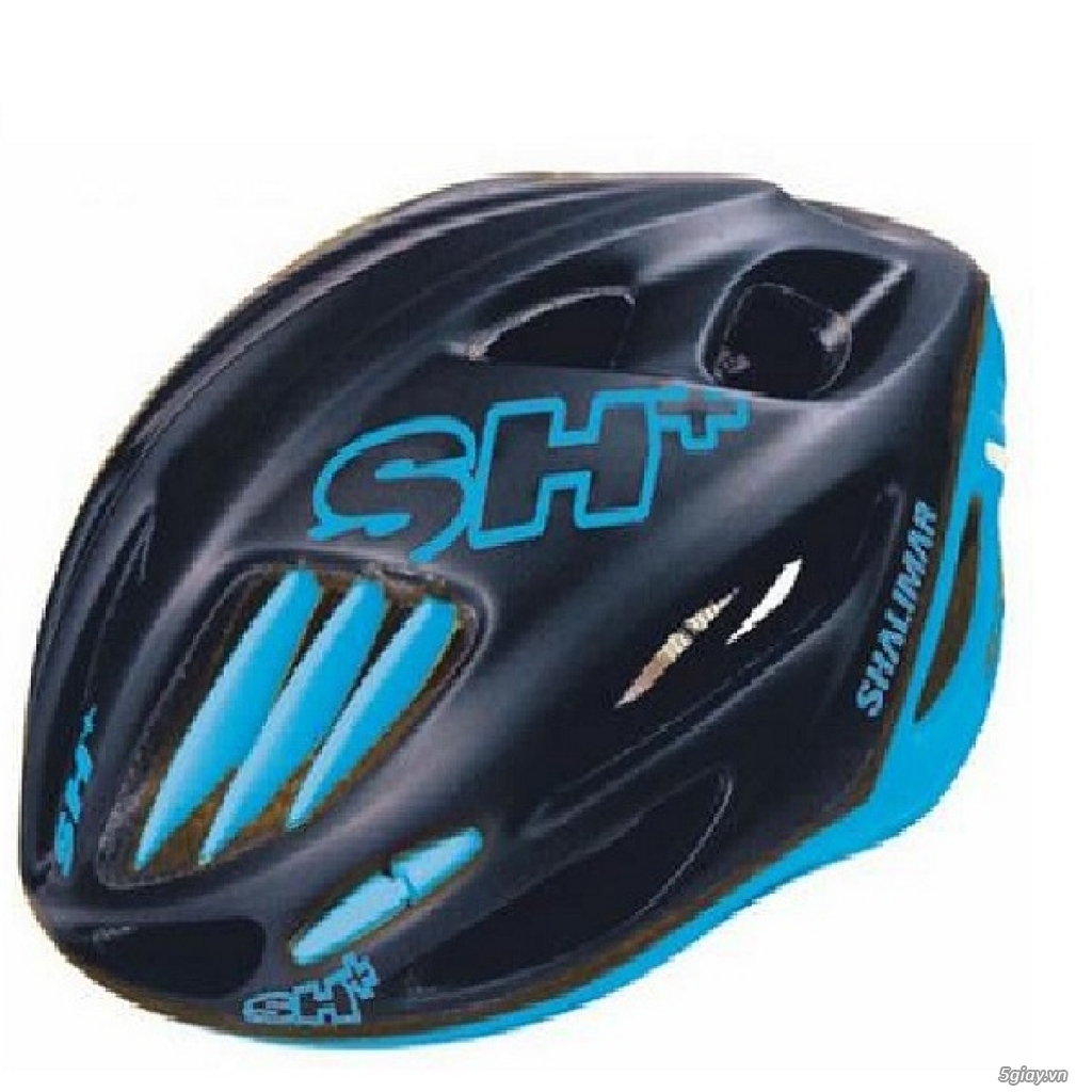 Mũ bảo hiểm xe đạp cao cấp SH Shalimar Black Blue-Made in Italy