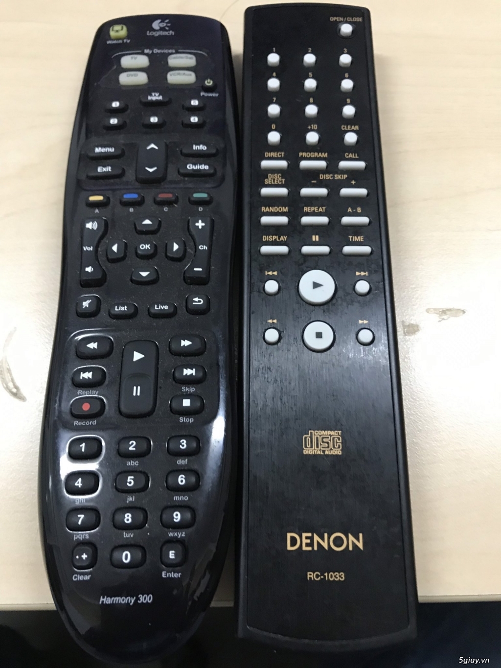 (USA) Remote điều khiển âm thanh Logitech Harmony 300 và Denon RC-1033 - 2
