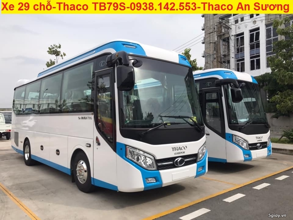 Giá bán xe Khách 29 chỗ Thaco TB79S bầu hơi Abs giá tốt 2019
